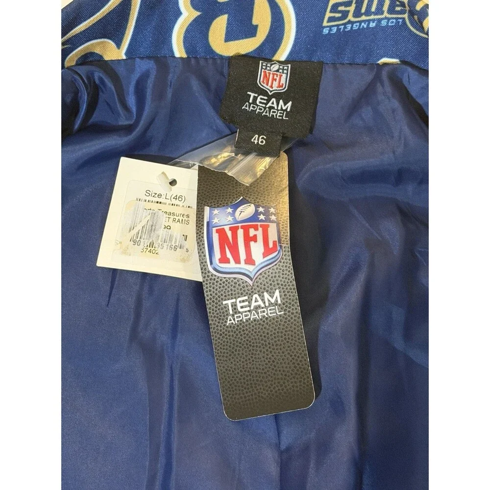 NWT NFL Team Apparel Los Angeles Rams Blazer Sport Coat Jacket Size 46 L